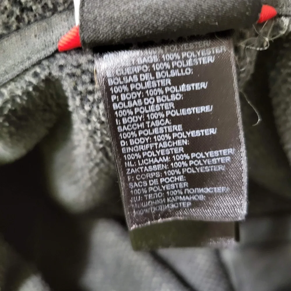 The North Face Men Jacket XL Gray Logo Embroidery NF00C865 Activewear